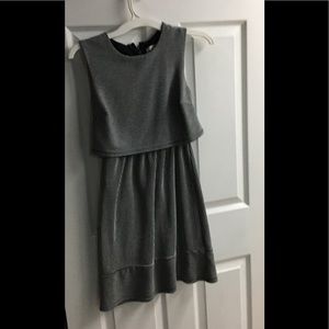 Cute black and white shift dress XS